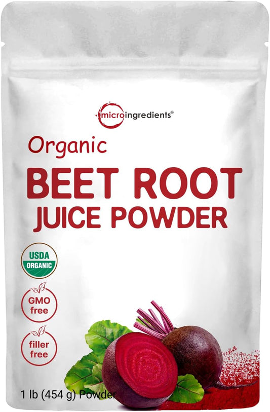 Micro Ingredients Organic Beet Root Juice Powder, 1 Pound