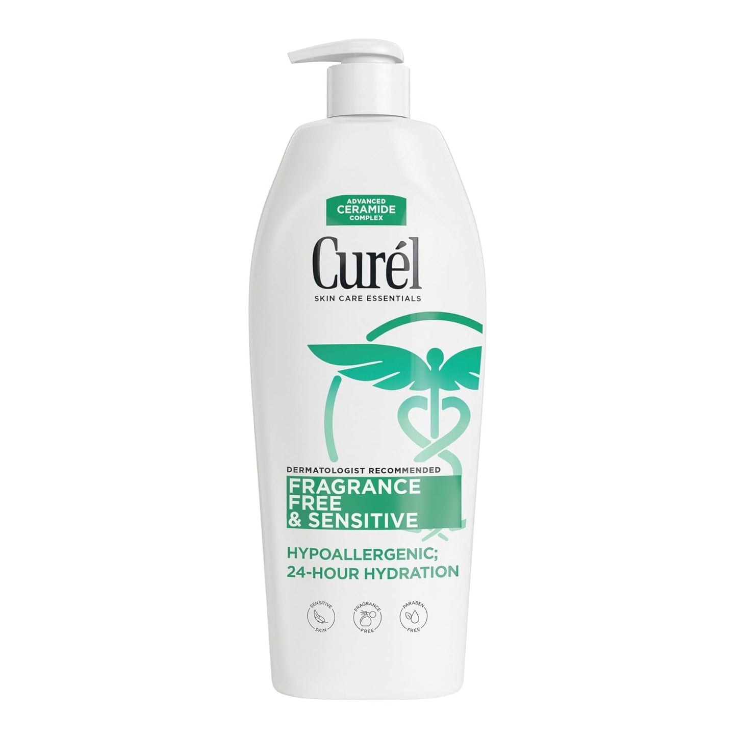 Curel Fragrance Free Comforting Body Lotion, for Dry Sensitive Skin, 13 Ounce