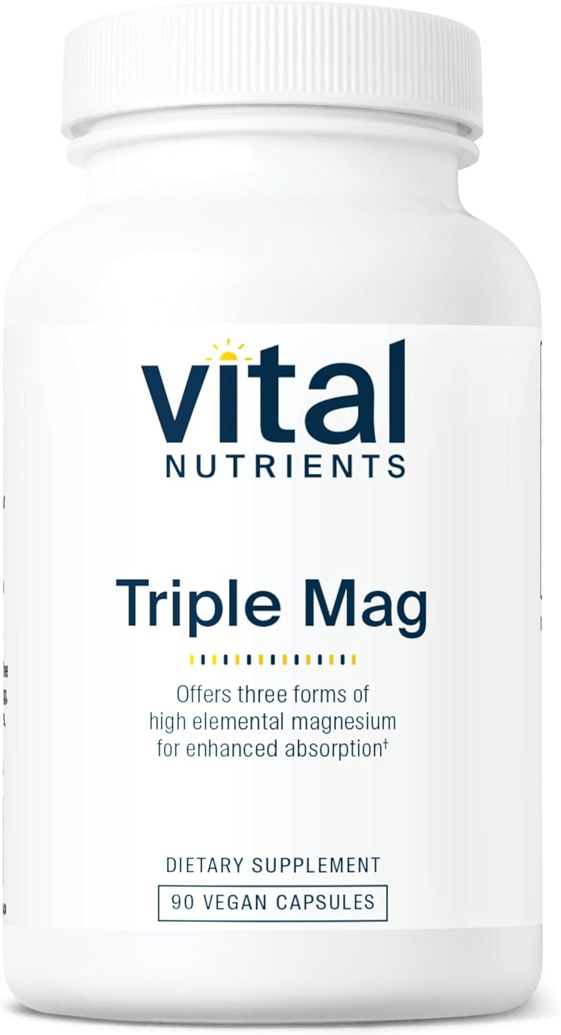 Vital Nutrients Triple Mag Complex 90 Vegetarian Capsules