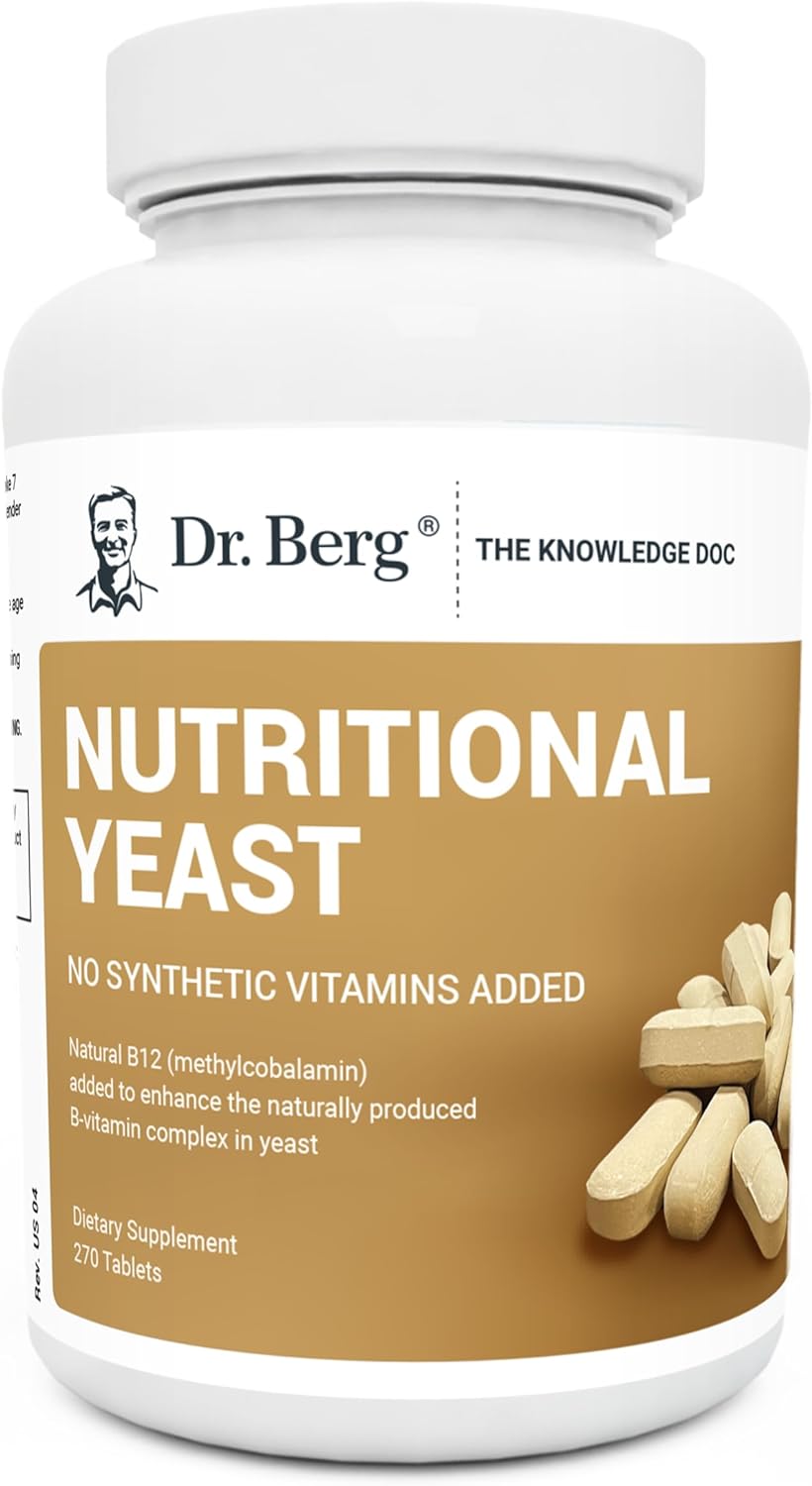 Dr. Berg Nutritional Yeast 270 Vegan Tablets