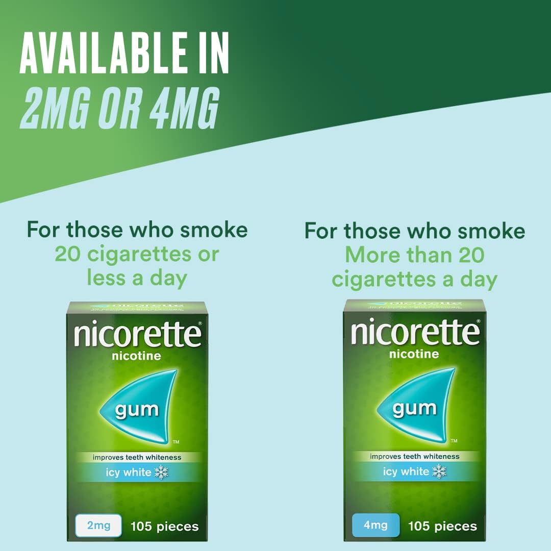 Nicorette Fruitfusion Gum Nicotine 105 Piece, 4 mg