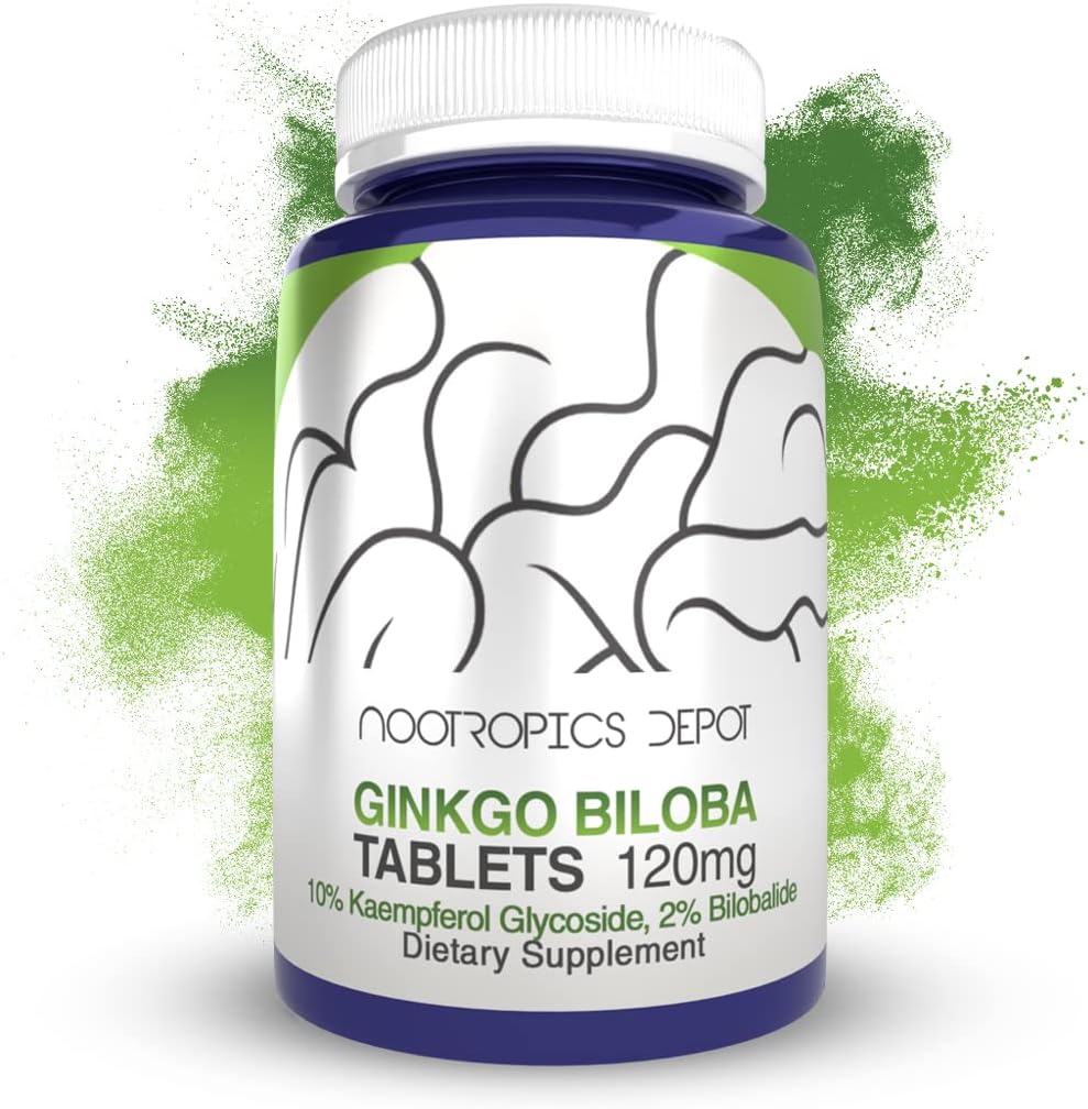 Nootropics Depot Ginkgo Biloba Extract 90 Tablets