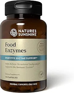 Nature's Sunshine Food Enzymes - 120 Capsules