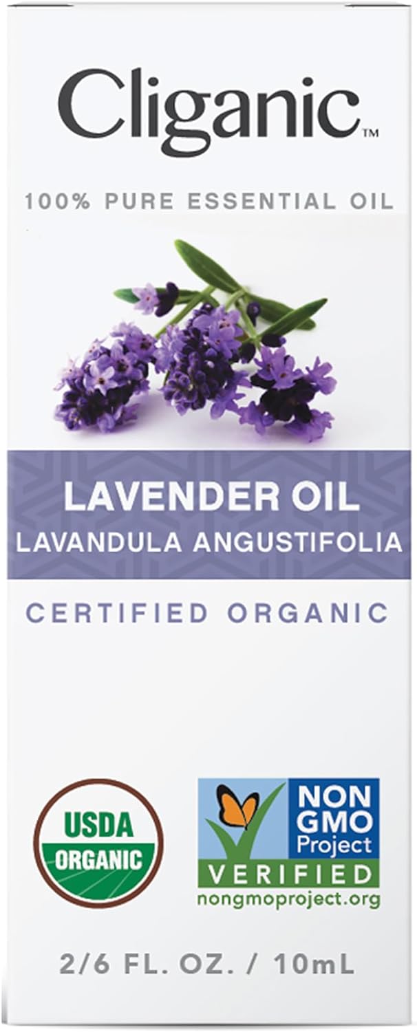 Cliganic USDA Organic Lavender Essential Oil -10 ml