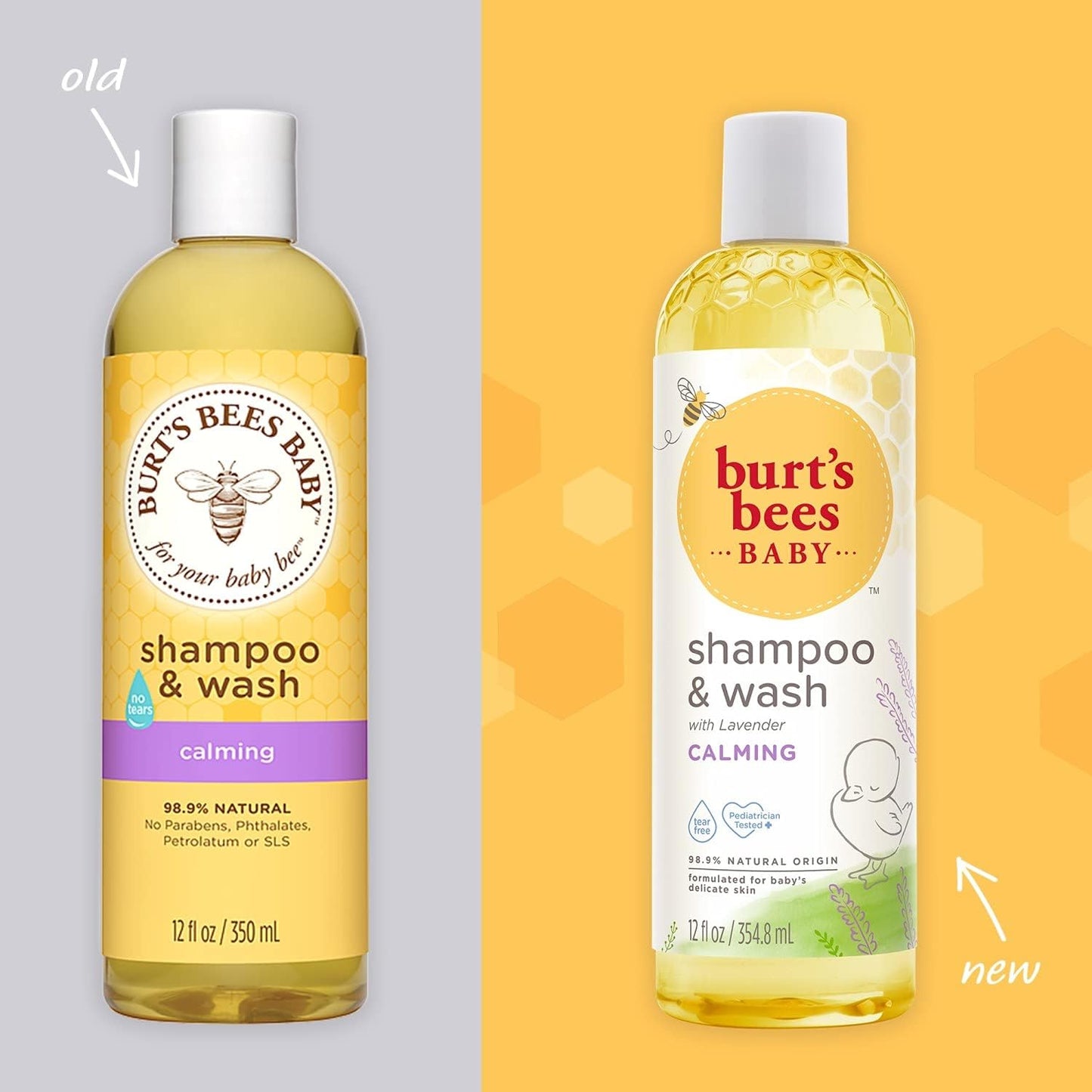 Burt's Bees Baby Lavender Shampoo & Wash,Tear Free Non Irritating Soap