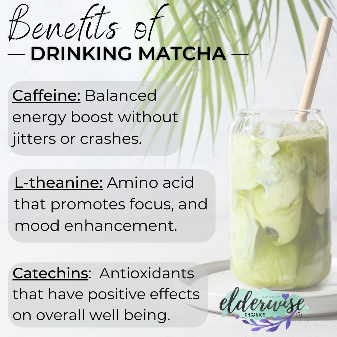 Elderwise Organics Matcha - Green Tea Powder -1.06 oz