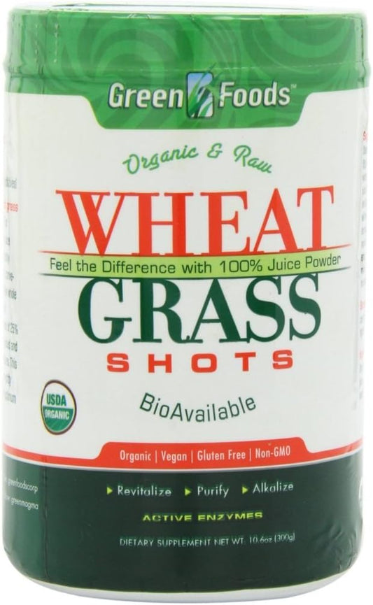 Green Foods Wheat Grass Shots, 10.6 Ounce