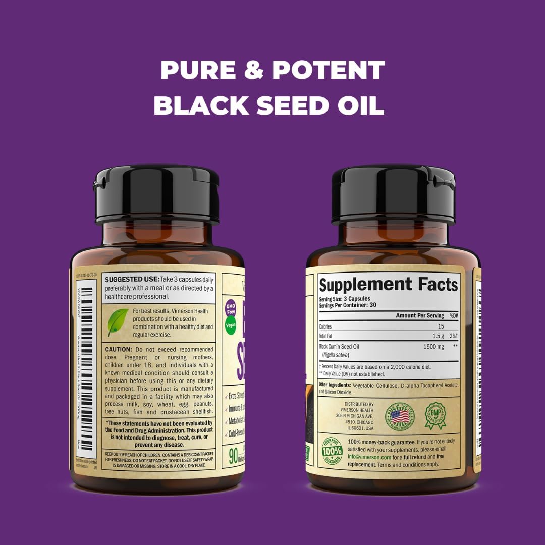 Black Seed Oil  90 Capsules