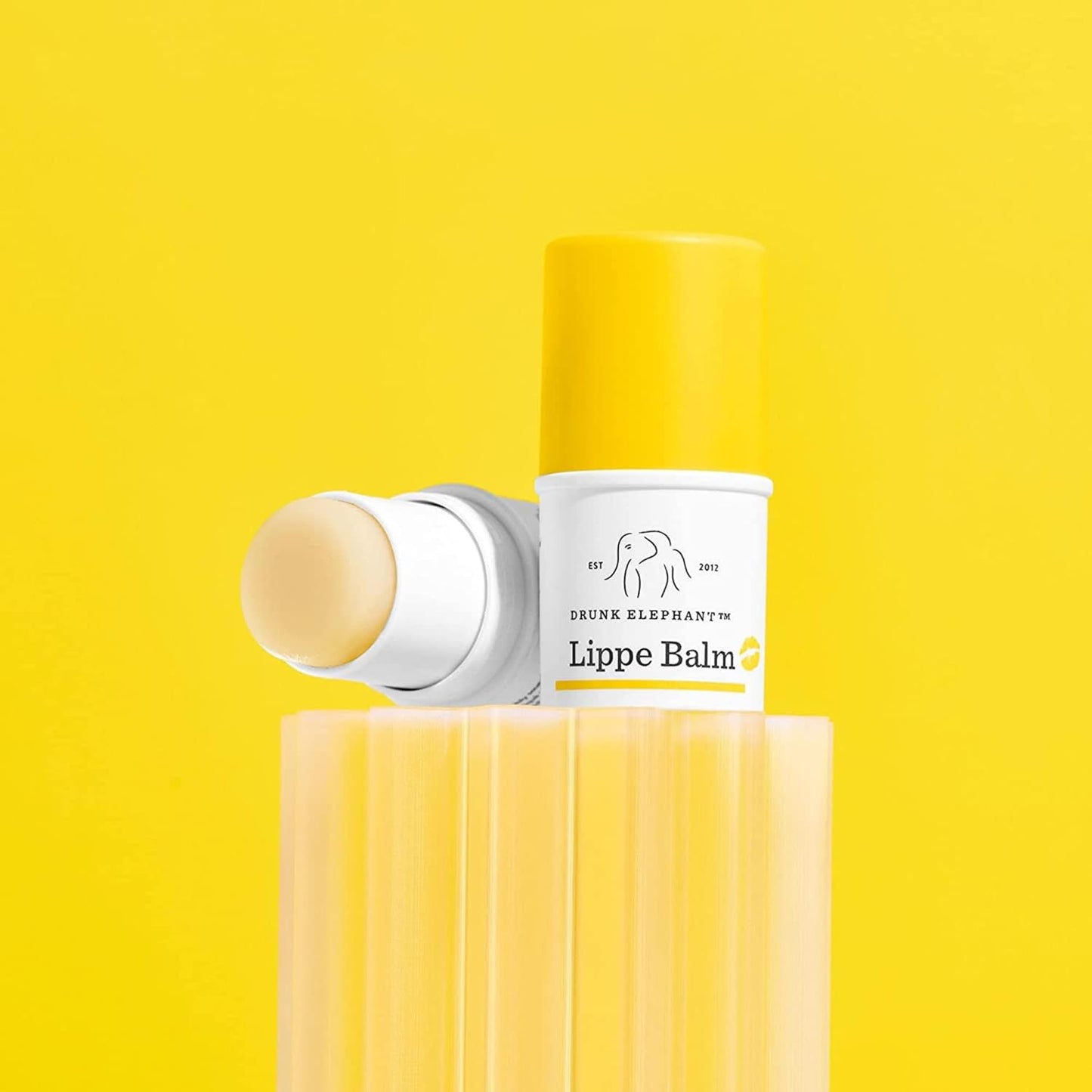 Drunk Elephant Lippe Balm - 0.13 oz - Moisturizing Lip Balm with Shea Butter, Avocado Oil & Vitamin C