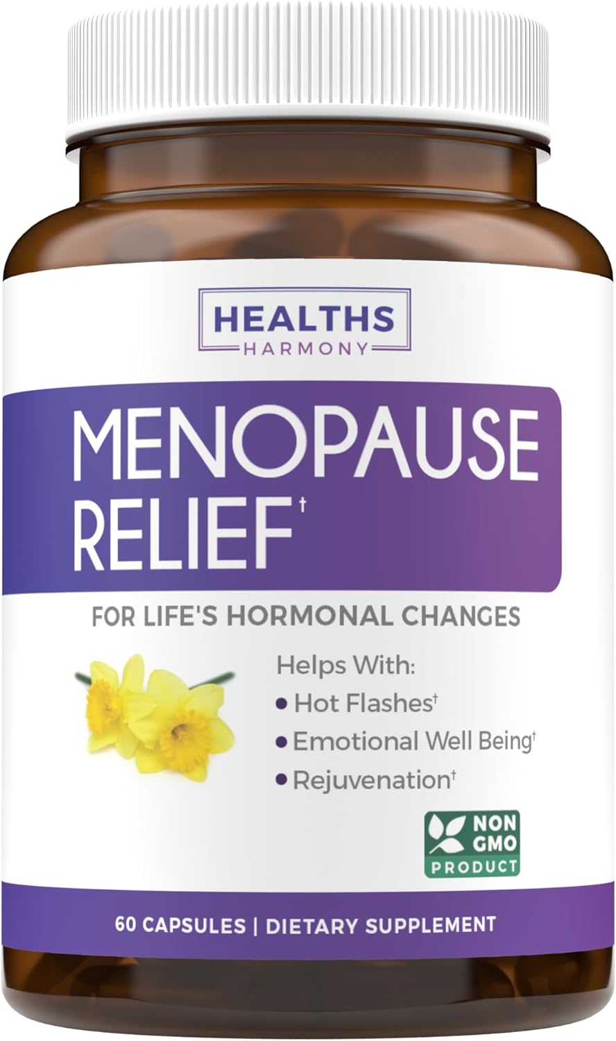 Complete Menopause Relief (Non-GMO) Multi-Symptom Relief   - 60 Capsules