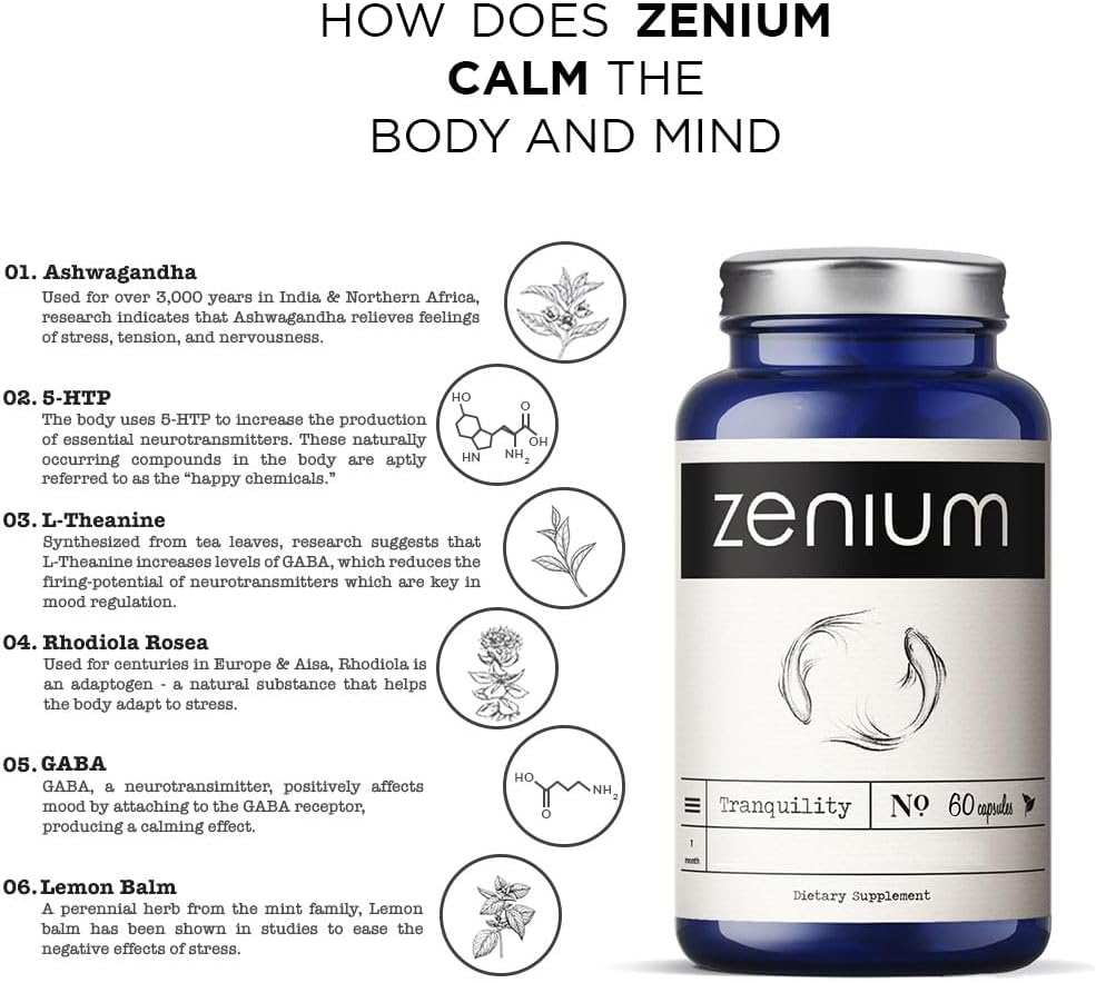 Zenium Stress Relief Supplement 60 Capsules