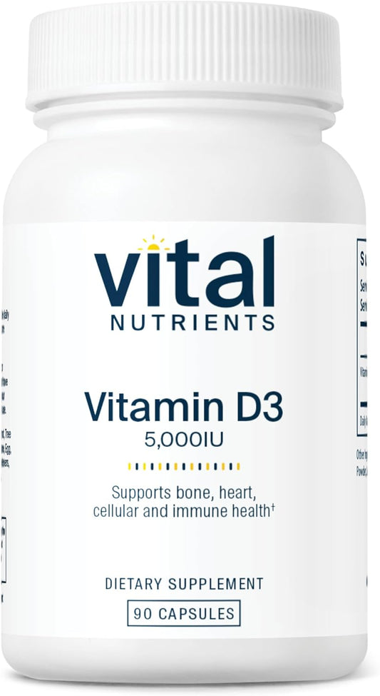 Vital Nutrients Vitamin D3  90 Capsules