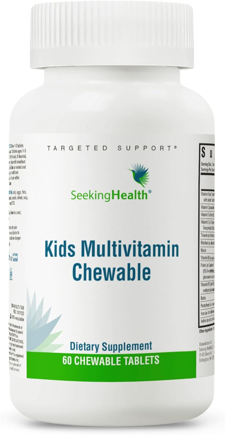 Seeking Health Kids Multivitamin Chewable,60 Chewable Tablets