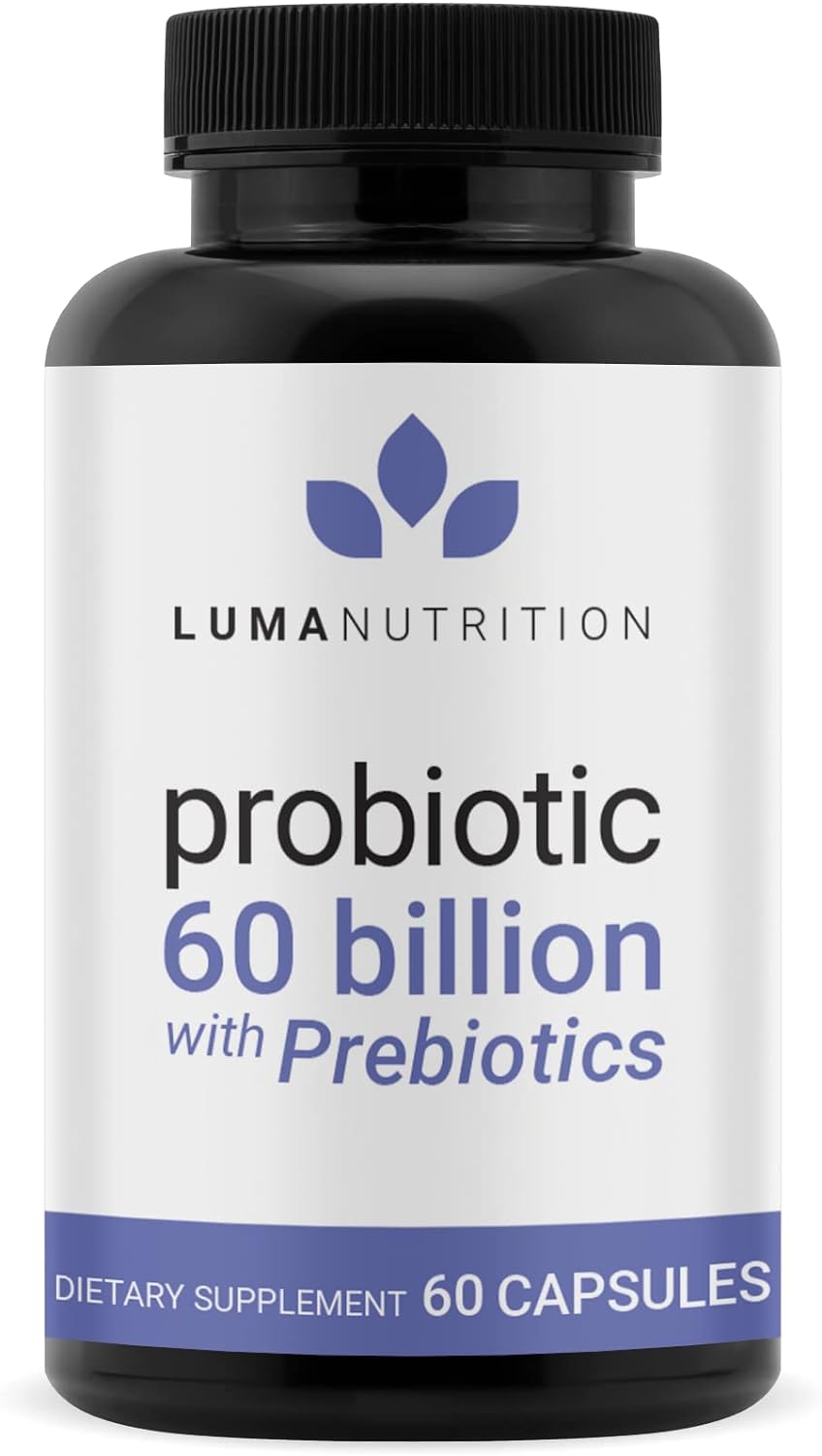 Luma Nutrition Probiotics 60 Billion CFU with Prebiotics - 60 capsules