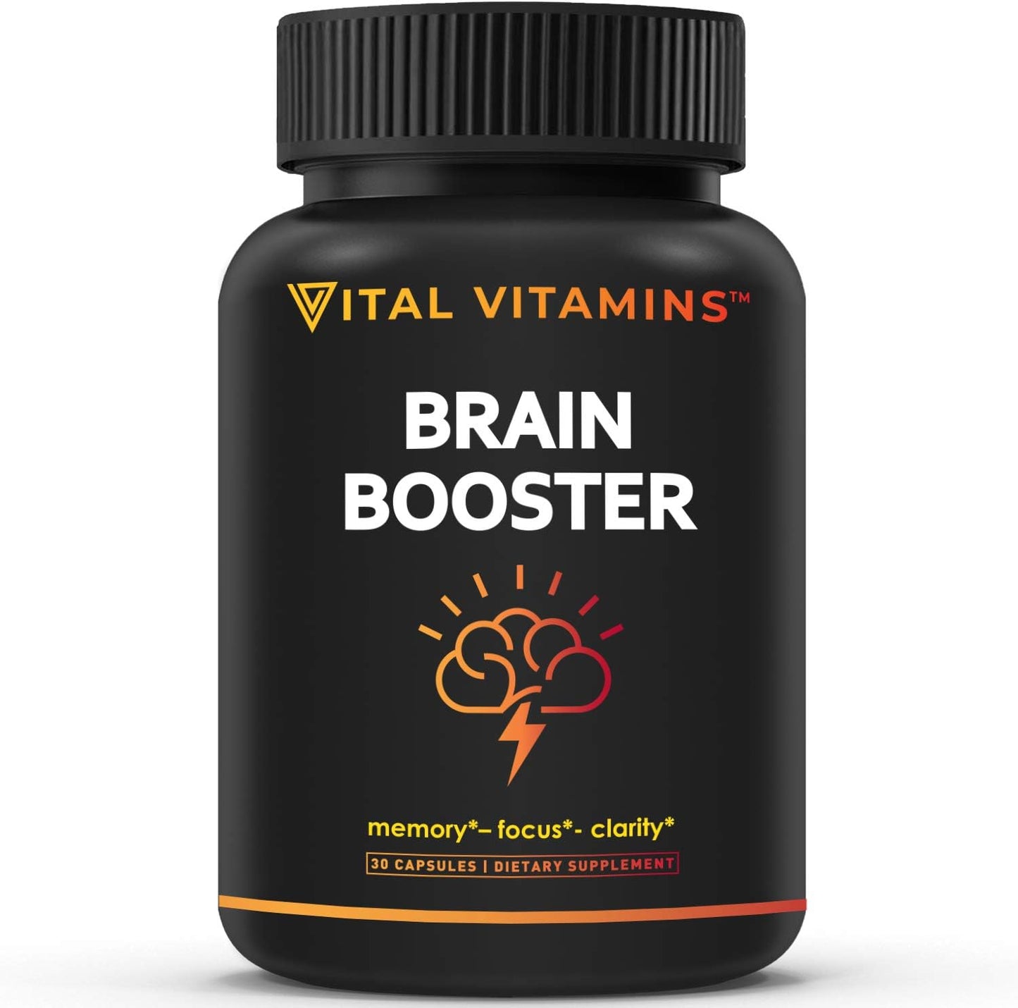 Vital Vitamins Brain Supplements for Memory & Focus  30 count