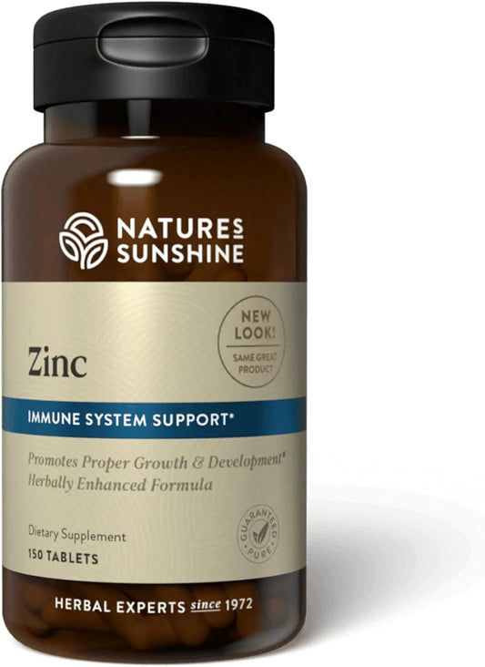 Nature's Sunshine Zinc 25mg, 150 Tablets