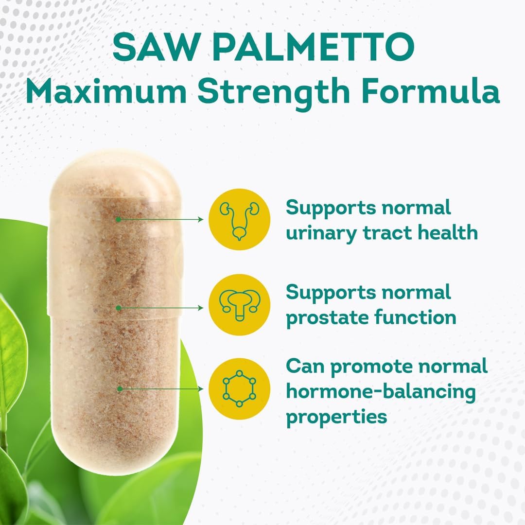 Premium Saw Palmetto 500 mg for Men & Women 100 Tablets