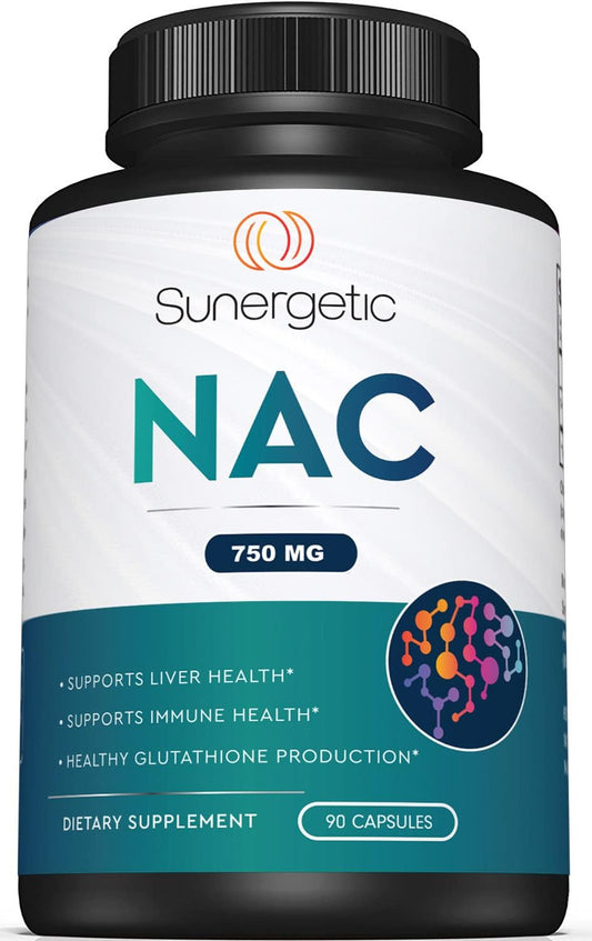 Premium NAC Supplement N-Acetyl Cysteine – 750mg Per Capsule - 90 capsules