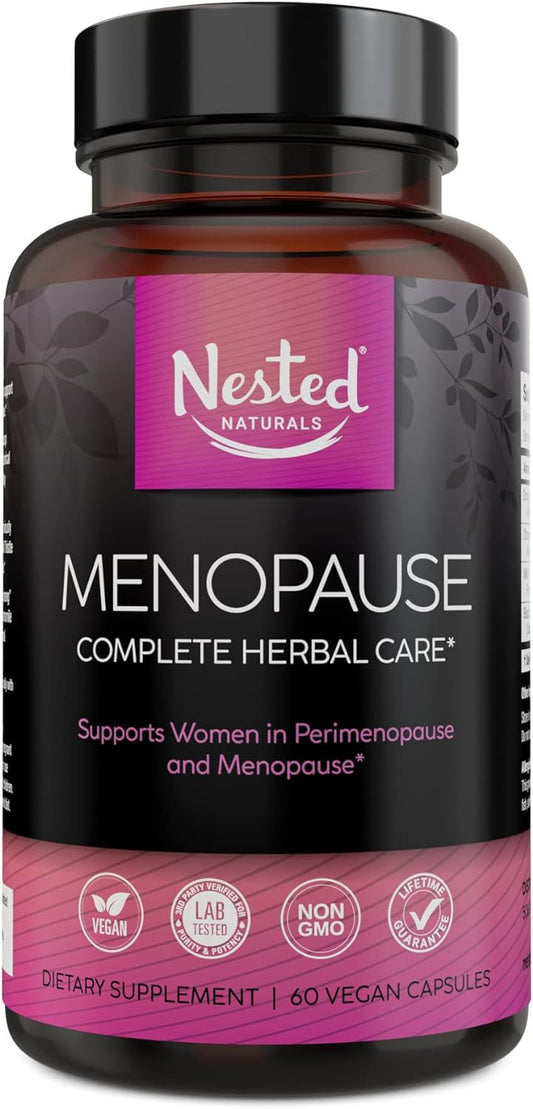 Nested Naturals Menopause Complete Herbal Care Supplement- 60 capsules