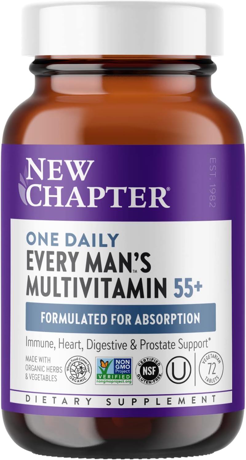 New Chapter Men's Multivitamin 50 Plus  - 72 ct