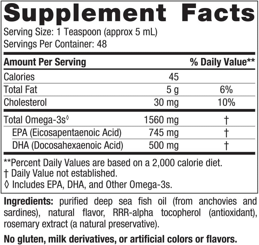 Nordic Naturals Omega-3, Lemon Flavor