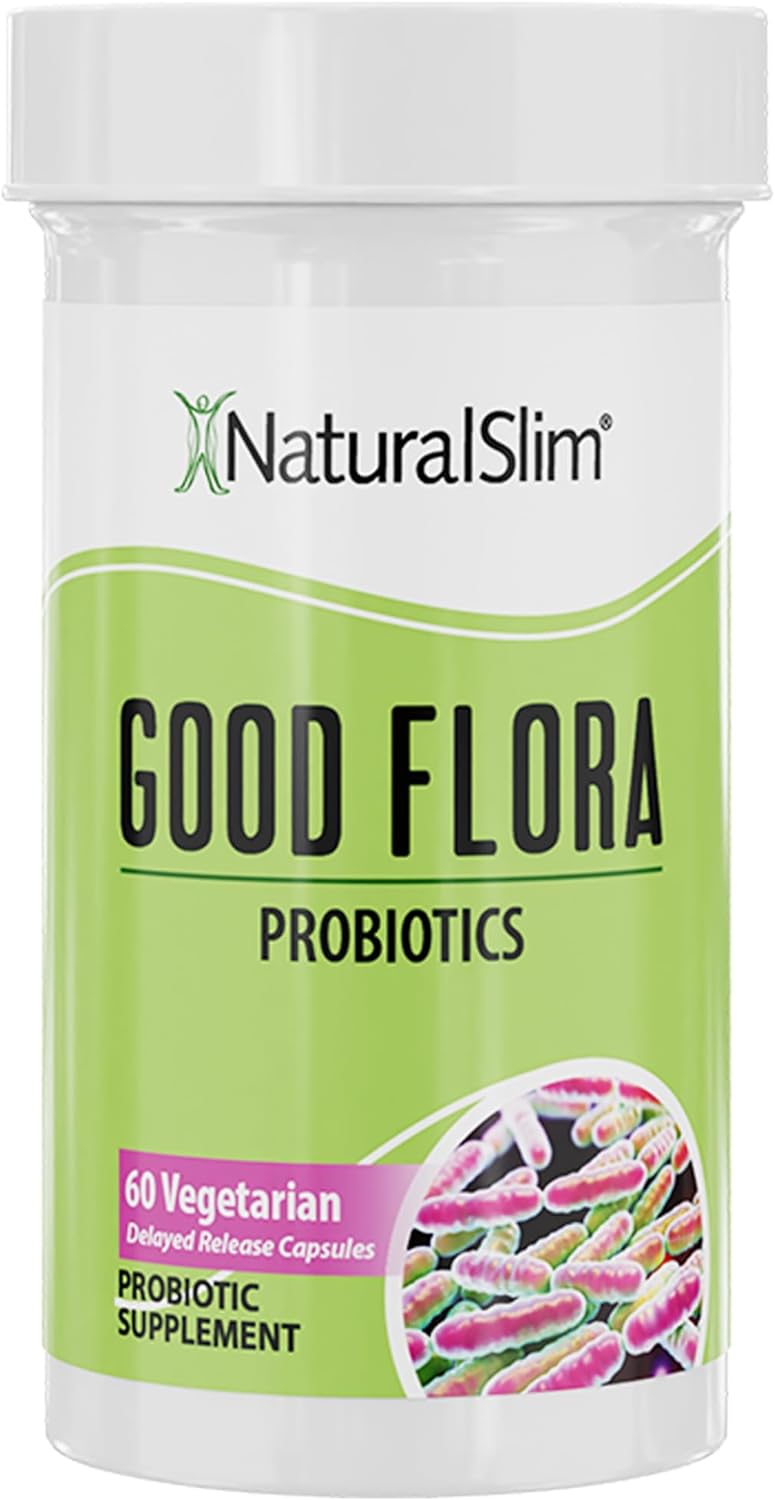 NaturalSlim Good Flora – Probiotics for Digestive Health 60 Capsules