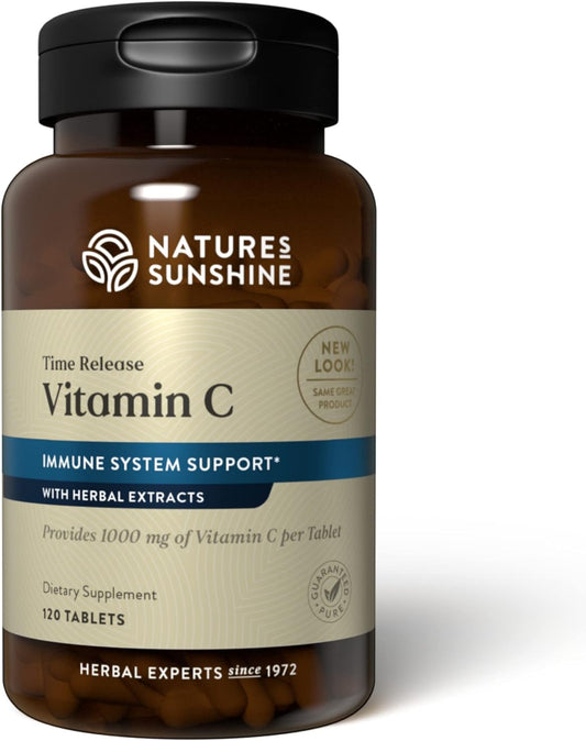 Natures Sunshine Vitamin C  1000 mg, 120 Tablets