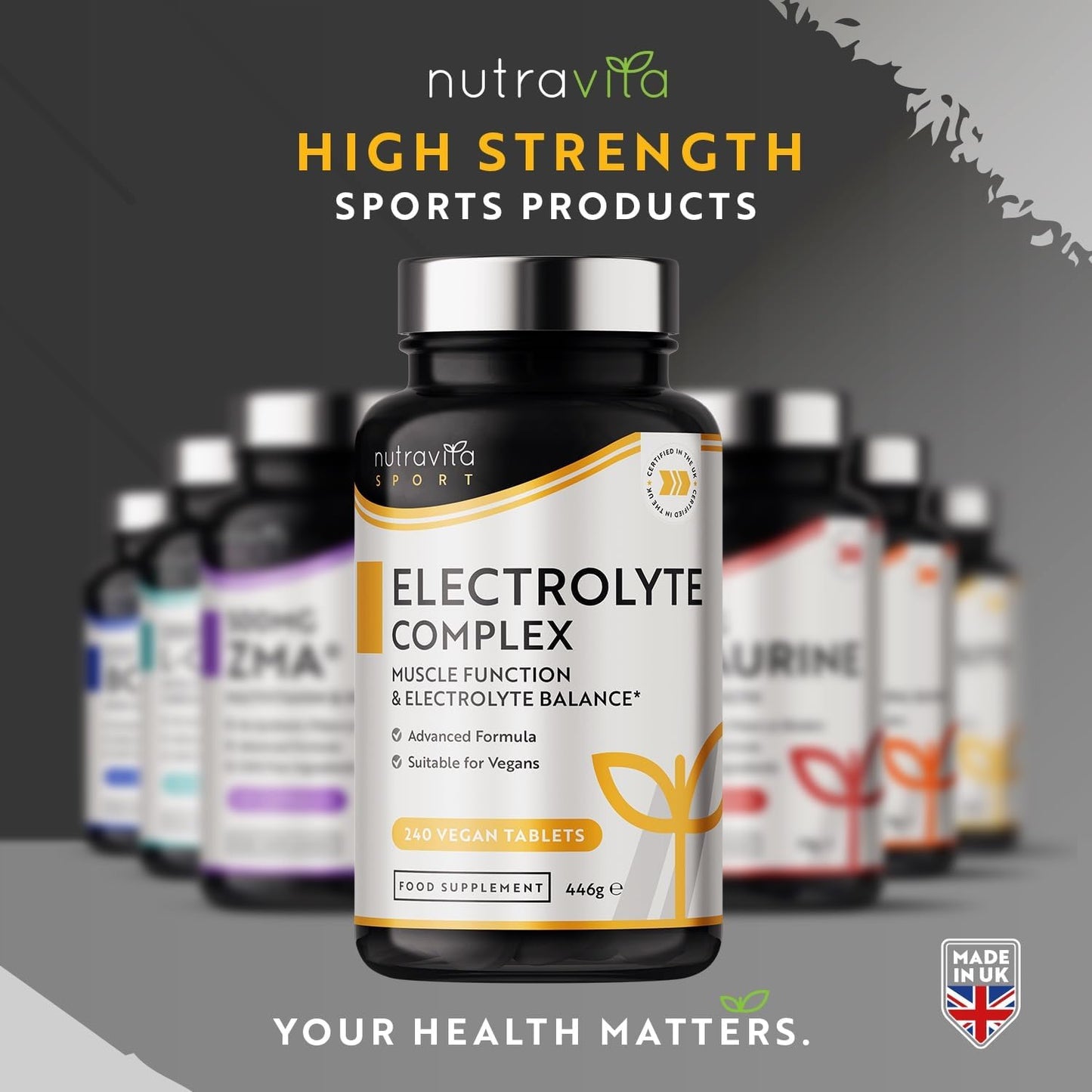 Electrolyte Complex - High Strength 240 Vegan Tablets