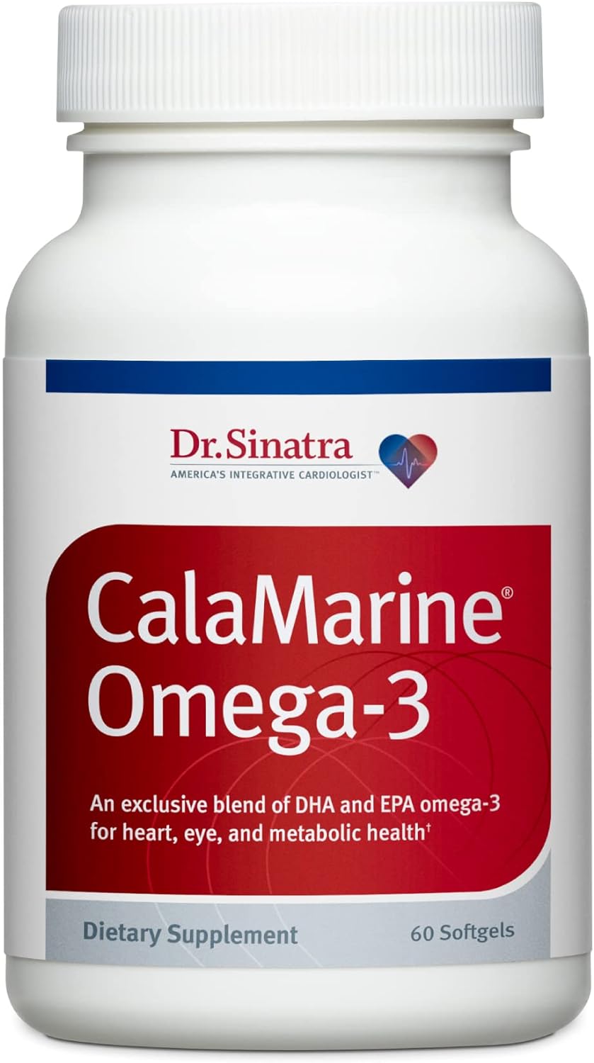 Dr. Sinatra Clinical Grade CalaMarine Omega-3 Supplement 60 softgels