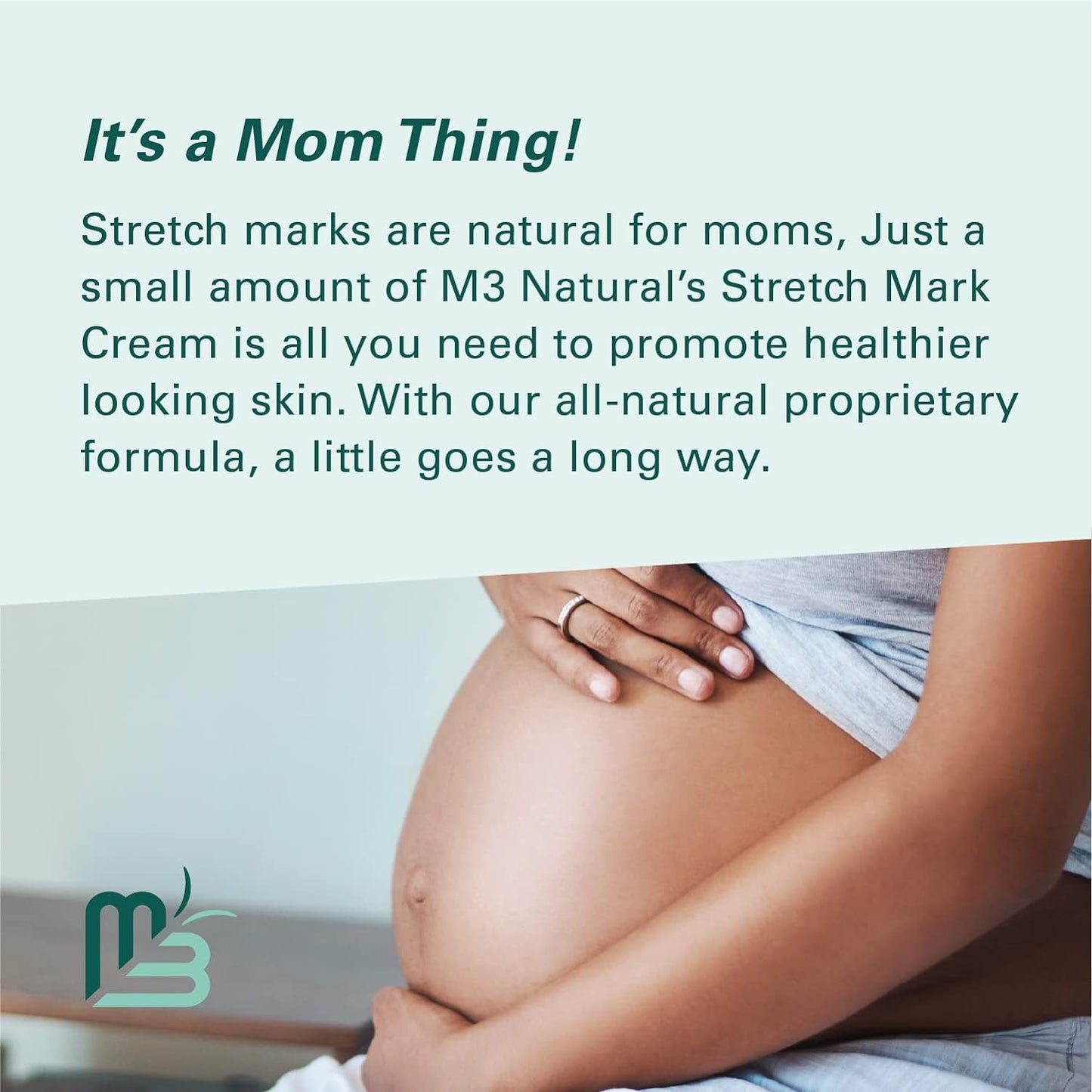 M3 Naturals Stretch Mark Cream Infused with Collagen & Stem Cell