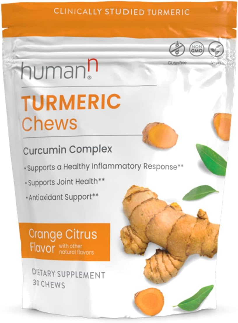 humanN Turmeric Curcumin Chews Supplement – 30 count