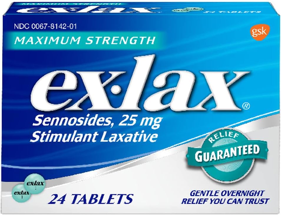 ex-lax Maximum Strength Stimulant Laxative  24 Count