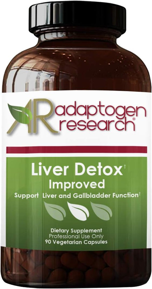 Adaptogen Research Liver Detox Improved  Liver & Gallbladder Support  90 Vegetarian Capsules