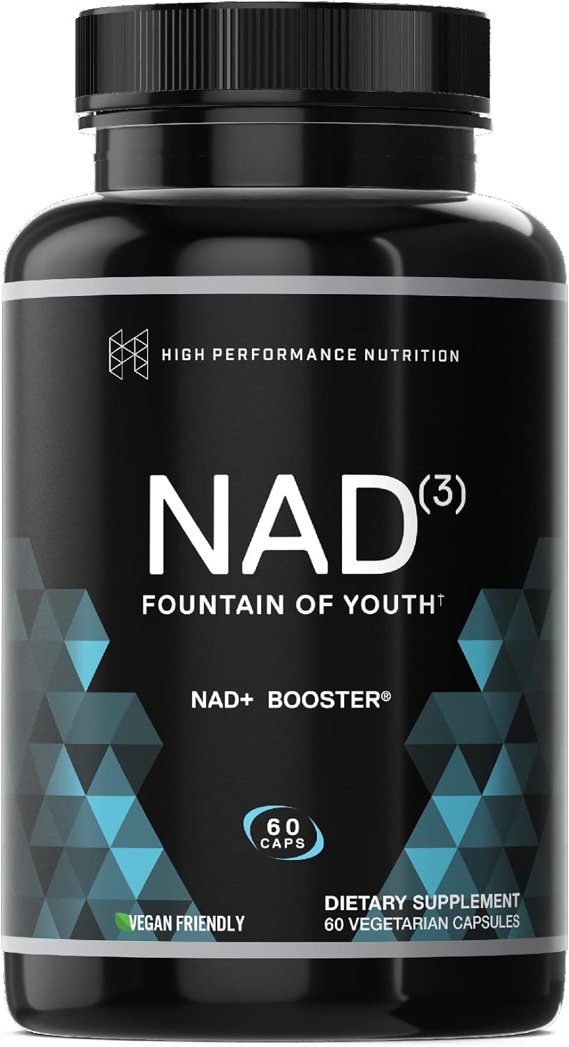 HPN NAD+ Booster (NAD3), Anti Aging Cell Booster, 60 caps