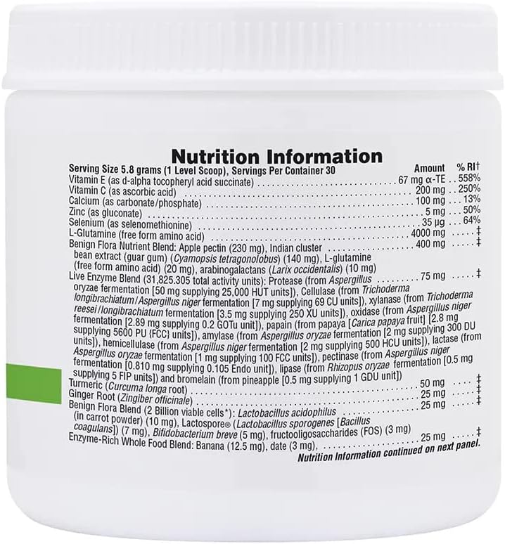 NaturesPlus GI Natural Drink Powder - 6.14 Ounce, Vegetarian Powder