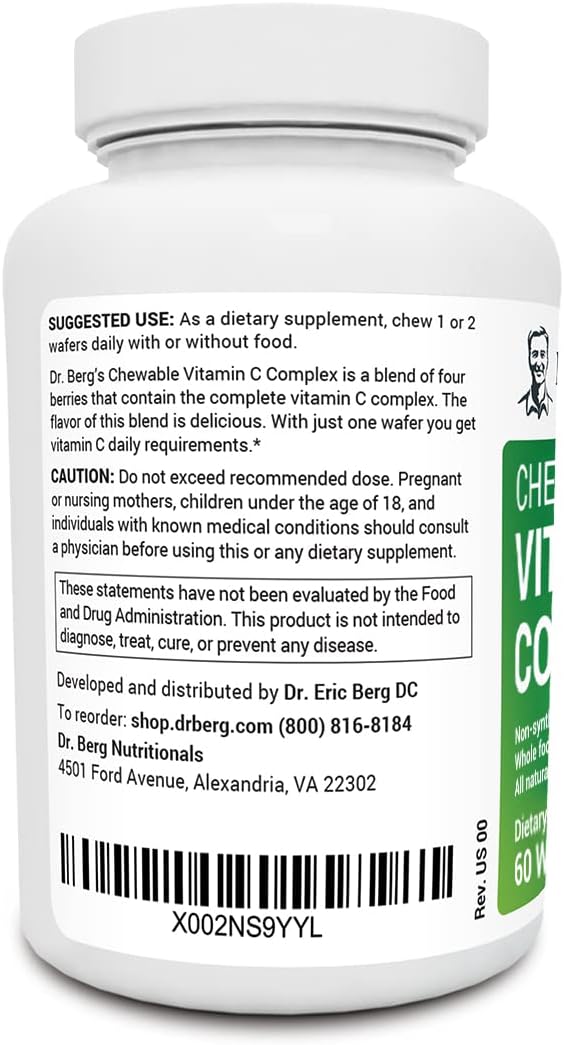 Dr. Berg's Vitamin C Complex 60 Chewable