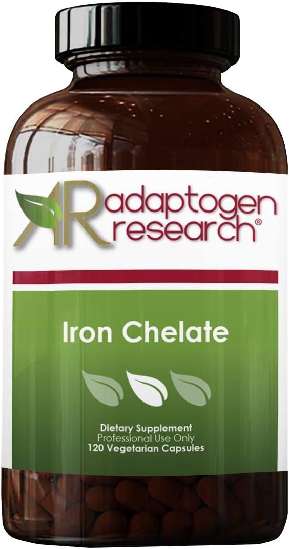 Iron Chelate 27 mg of Iron Very High Absorption  120 Capsules