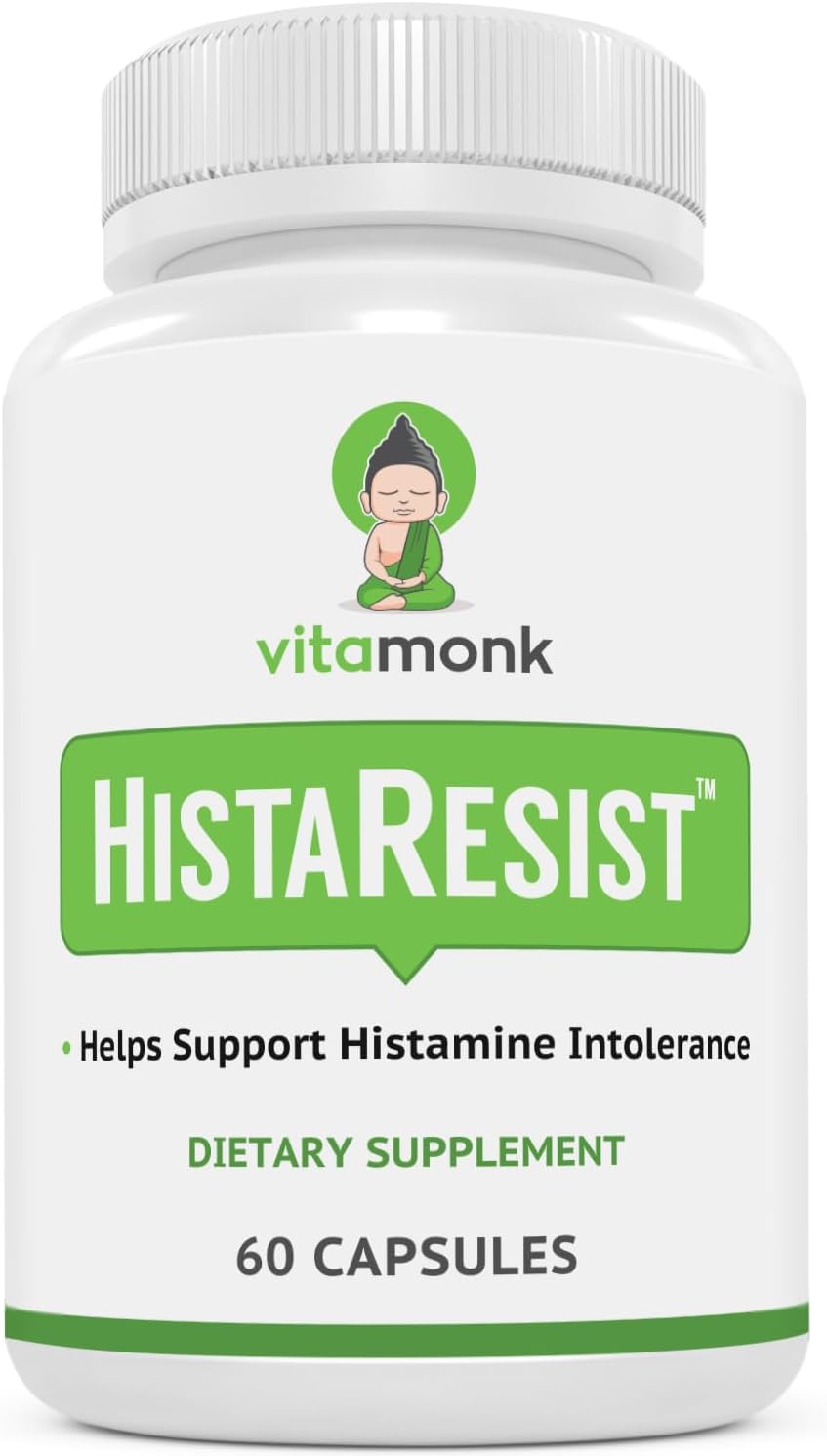 VitaMonk Histamine Blocker for Histamine Intolerance 60 Capsules