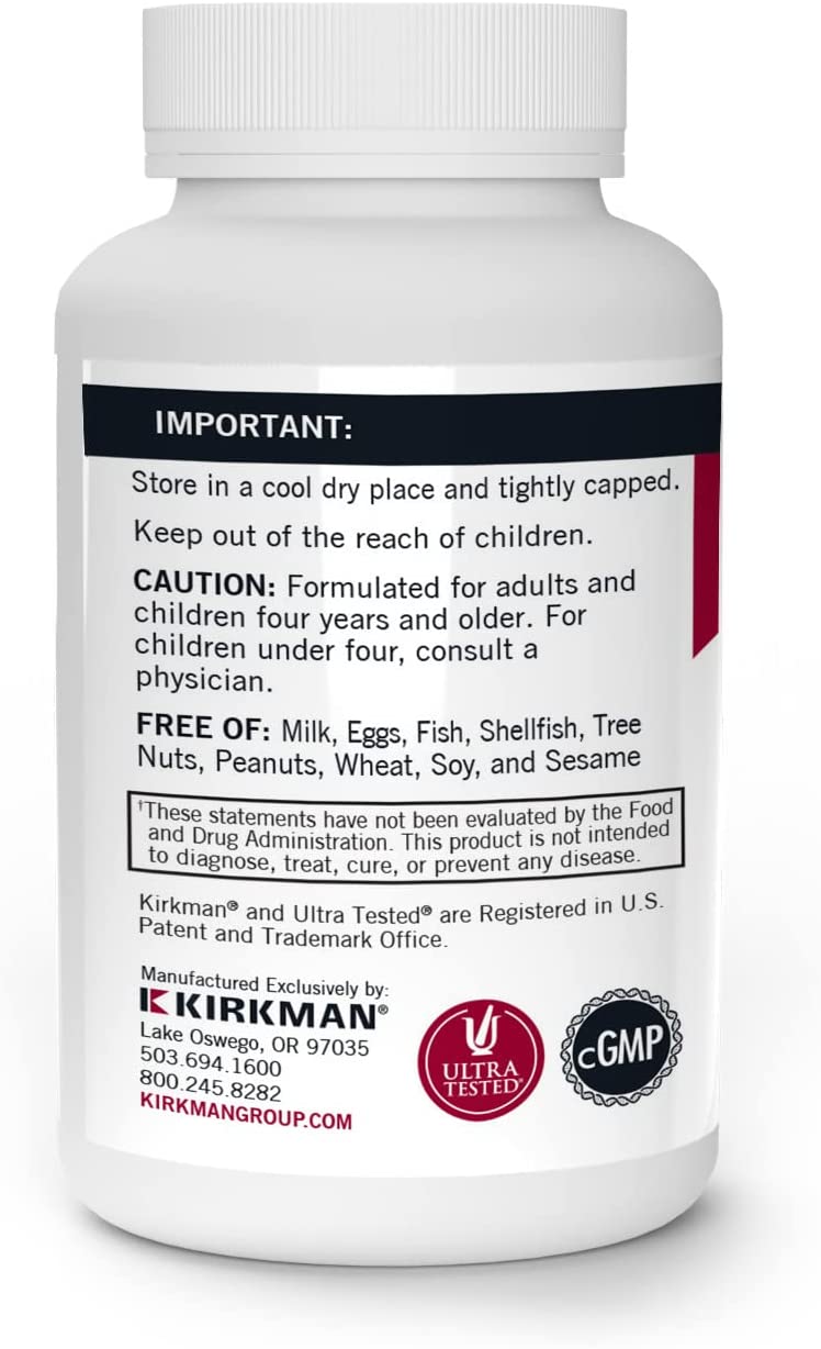 Kirkman – Vitamin C 250 mg- Hypo - 250 Count