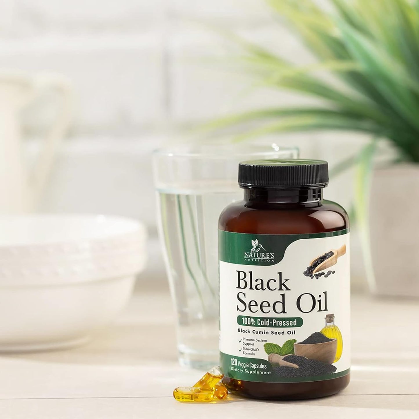 Premium Black Seed Oil Capsules 1000mg -120 Capsules