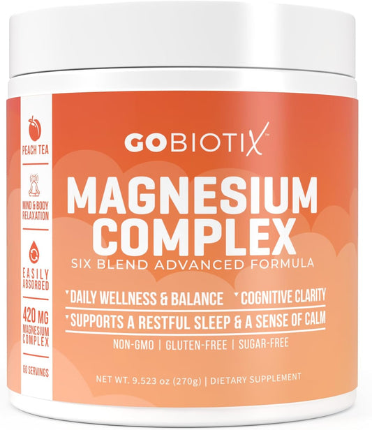 Magnesium Glycinate Powder - Magnesium Complex  with Citrate, 420 mg per Serving