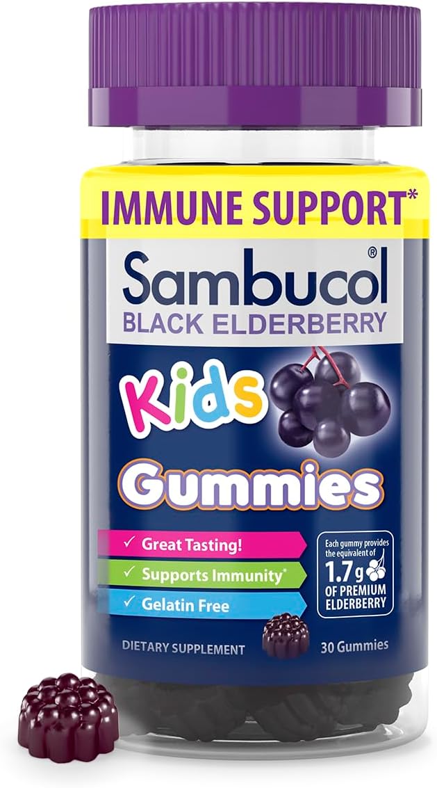 Sambucol Black Elderberry Gummies 30 Count