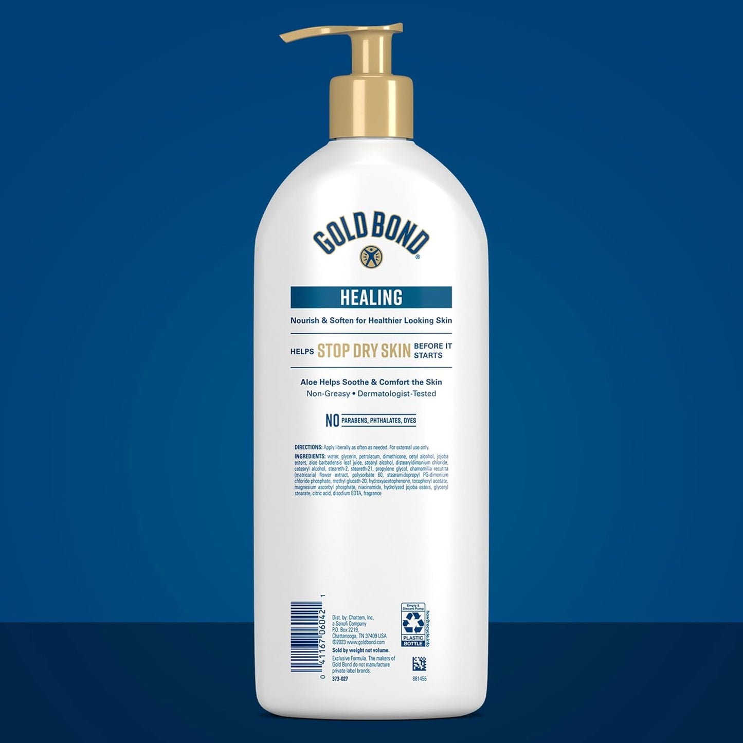 Gold Bond Healing Hydrating Lotion with Aloe Moisturizes,24 oz.