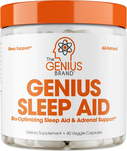 Genius Sleep AID - Smart Sleeping Pills Supplement 40 count