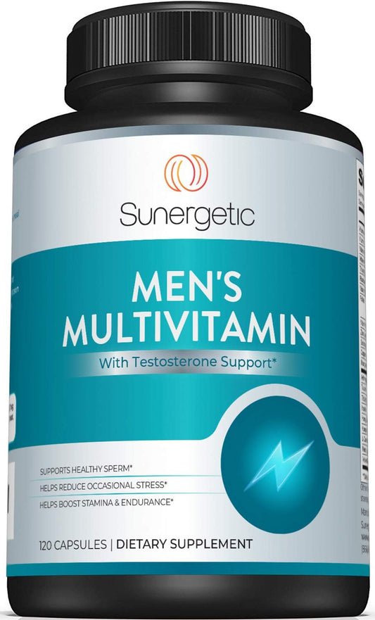 Sunergetic Premium Men’s Support Supplement– 120 Capsules