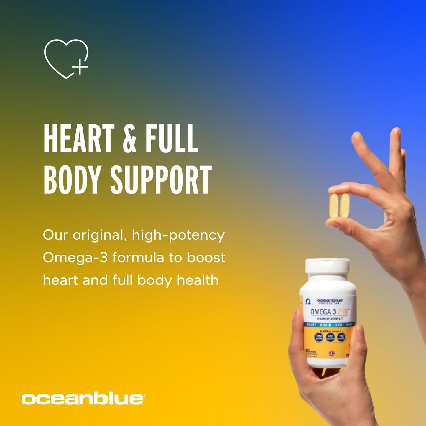 Oceanblue Professional Omega-3 2100 – 138 ct Bonus Bottle