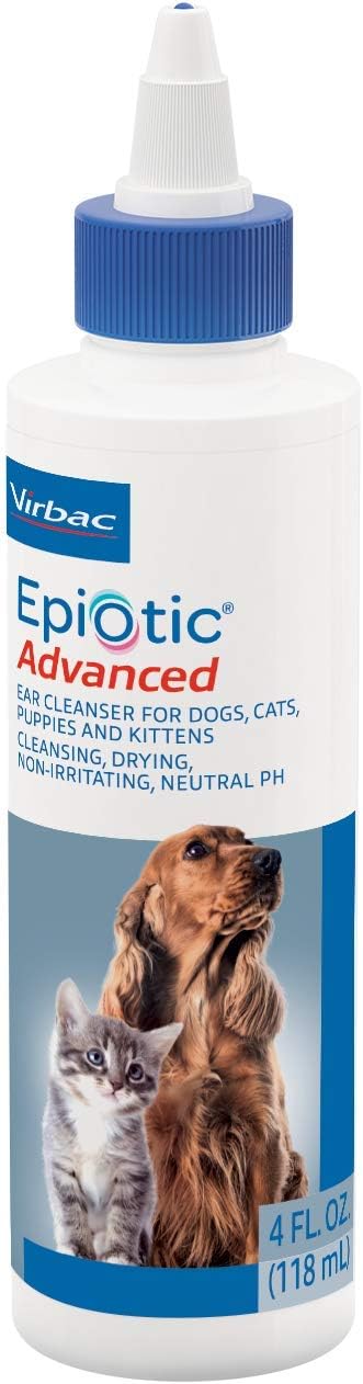 Virbac Epi-Otic Advanced Ear Cleanser For Dogs and Cats 4 FL oz