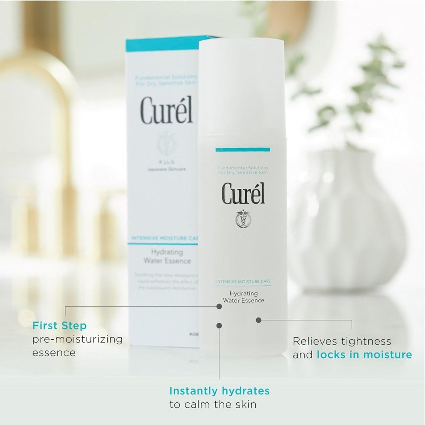 Curel Japanese Skin Care Hydrating Water Essence Toner, 5 Oz