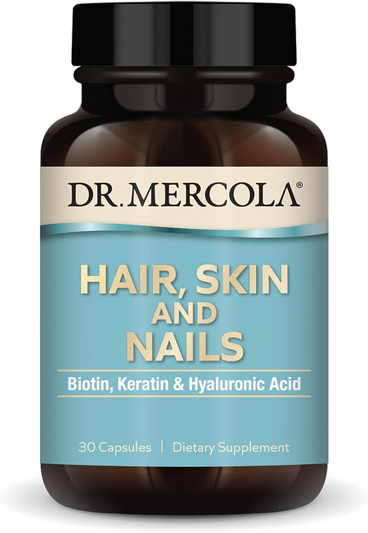 Dr. Mercola Hair, Skin & Nails, 30 Capsules