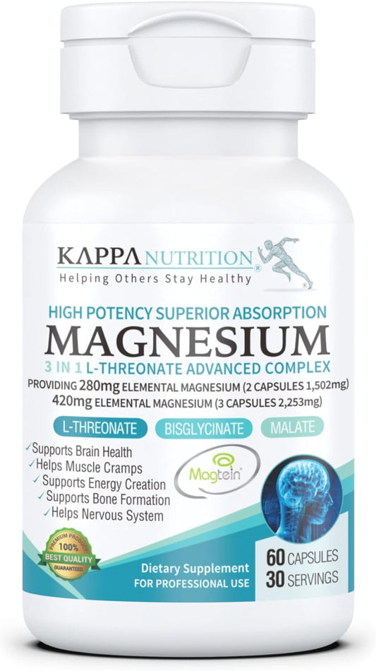 Magnesium L-Threonate 60 Capsules